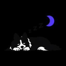 Shep, asleep